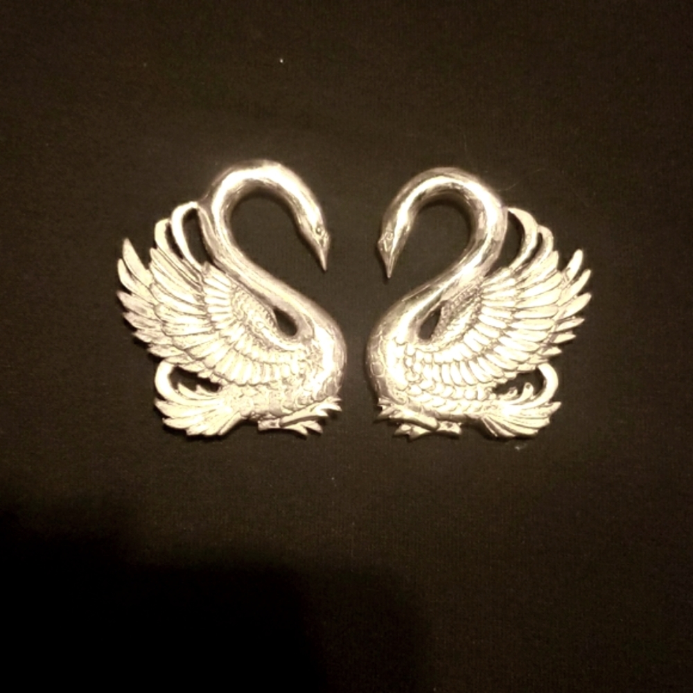 Tawapa Silver Trumpeter Swan Ear Weights